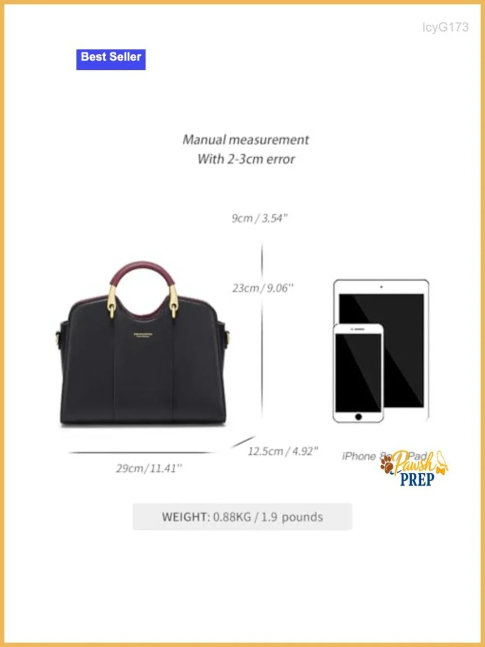 Genuine Leather Satchel Tote Bag Women Shoulder Purse Handbag Crossbody